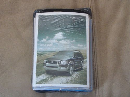 2010 new original ford explorer owners manual/ service guide kit