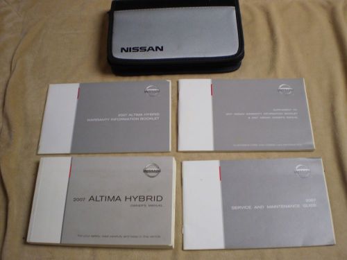 2011 nissan altima hybrid car owners manual books guide case all models