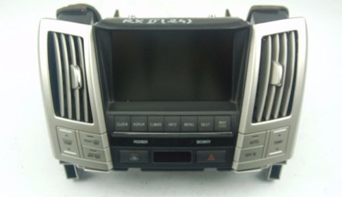 Used oem lexus rx400h navigation display climate control radio unit 86110-48210