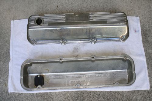 429/460 holley mickey thompson &#034;ghost&#034; valve covers matched set