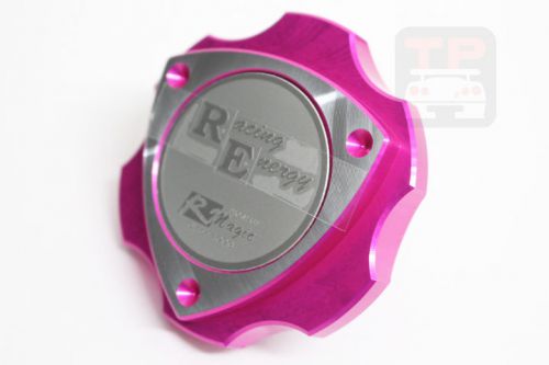 Rm03 r magic oil filler cap rx7 fd3s fc3s rotary engine shape pink rx8 se3p jdm
