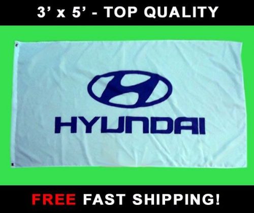 Hyundai racing flag - new 3&#039; x 5&#039; banner - santa fe elantra genesis accent equus