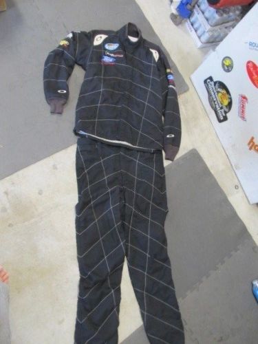 Nascar race used crew suit 2 pc sfi 3/2a-5 oakley nationwide series (#106)