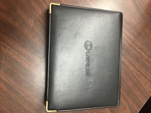 2002 lexus is300 owners manual &amp; supplement with case