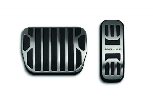 Jaguar f-type stainless steel pedal covers oem brand new