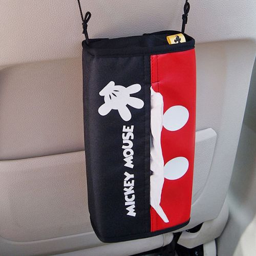 Box holder soft tissue paper  for car seat headrest mickey mouse