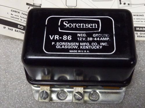 Vr-86 sorensen 12 volt 40 amp generator voltage regulator studebaker dart desoto