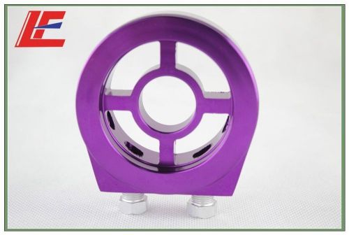 Purple oil filter sandwich plate cooler adapter kit turbo feed line t3 t4