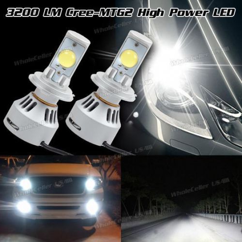 H4 9003 hb2 high power 6400lm 6500k headlight high beam white 80w led