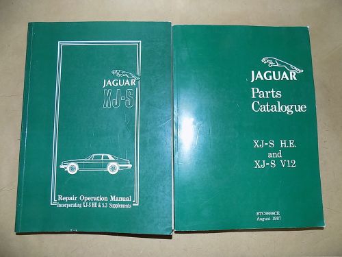 1983 84 85 86 87 88 jaguar xj-s/he/v12 5.3 repair manual/parts catalog set_orig