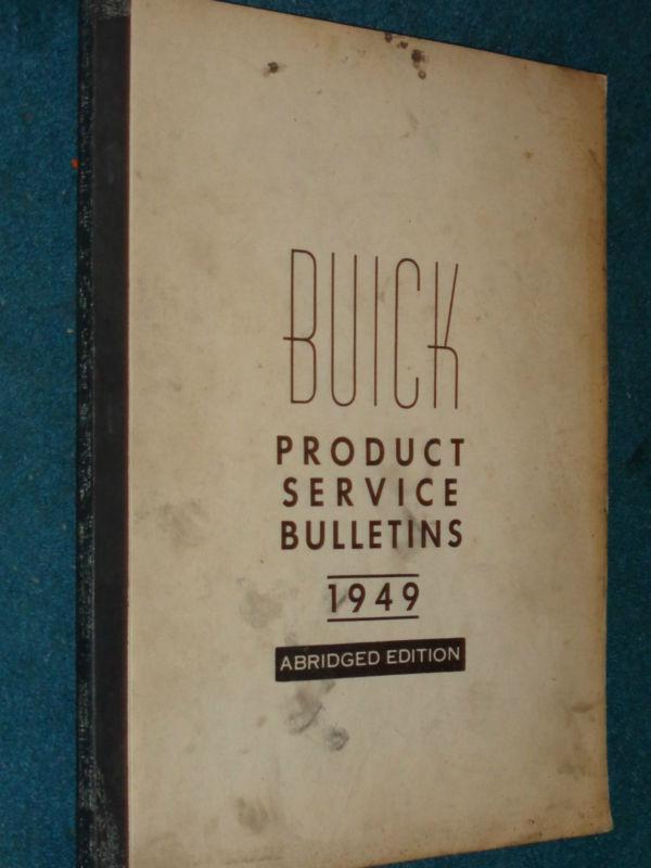1949 buick bound service bulletin set /  book / original manual / ncie condition