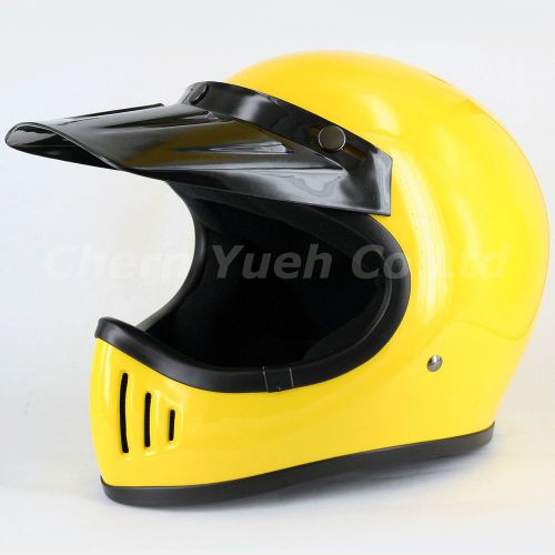 Off-road motocross ahrma bmx mx motorcycle helmet full face yellow dot x-large