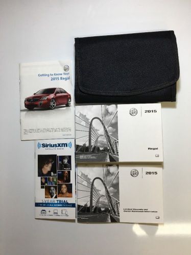 2015 buick regal owners manual. free same day shipping!! #0466