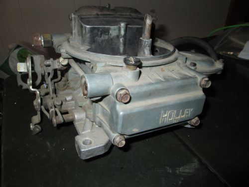 Holley  9834 4 bbl. carburetor 600 cfm vac secondary elec choke well preserved