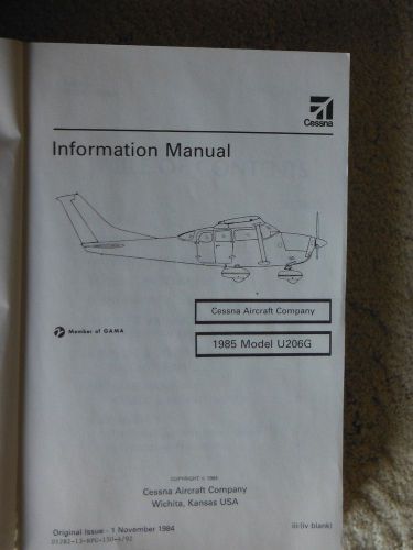 Cessna 206 flight manual