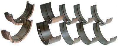 Main bearings competition series std size tri metal 3/4 groove pontiac 421 455