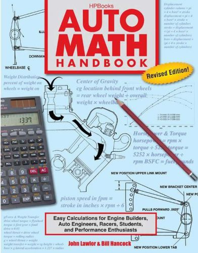 Hp books auto math handbook part number hp1554