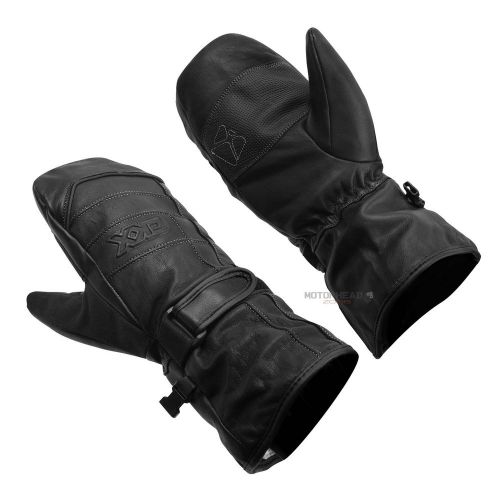 Snowmobile ckx maxigrip mittens unisex medium black leather primaloft very hot