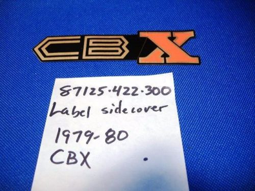 OEM Honda CBX decal label emblem 1979-80 87125-422-300, US $25.00, image 1