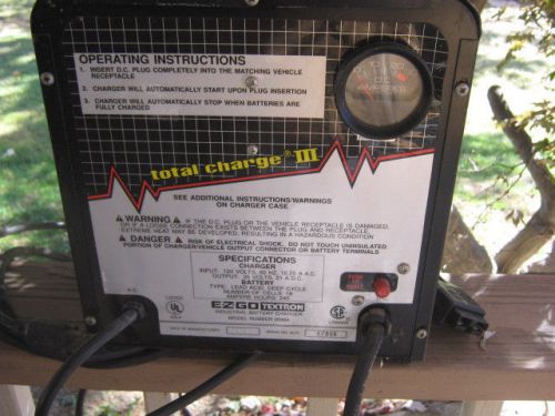 36v 18a, golf cart charger, club car, ezgo, ez go, charger, total charge 3