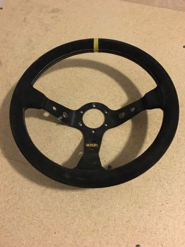 Omp corsica suede steering wheel- black