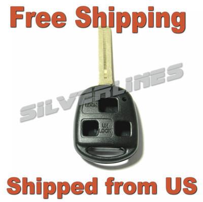 1999 2000 2001 lexus rx300 3 buttons replacement keyless entry fob key shell lss