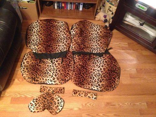 Cheetah print seat covers