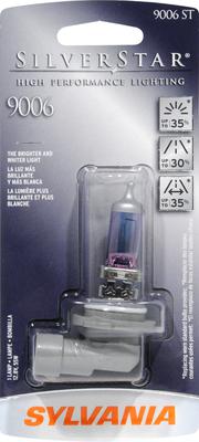 Sylvania 9006st fog light-silverstar headlight bulb