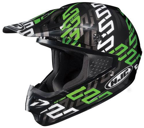 Hjc cs-mx link green motorcycle helmet size xx-large