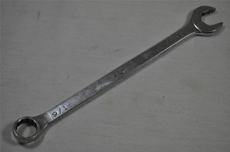 Mac tools cl18 9/16 open end box wrench - 8 inches long