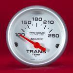 Autometer ultra-lite series-transmission temp gauge 2-1/16" electrical 100-25 f