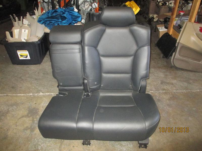 2007 08 09 acura mdx left driver side second row seat black leather