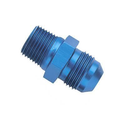 Professional products adapter fitting -8 an male-3/8 in. npt male blue