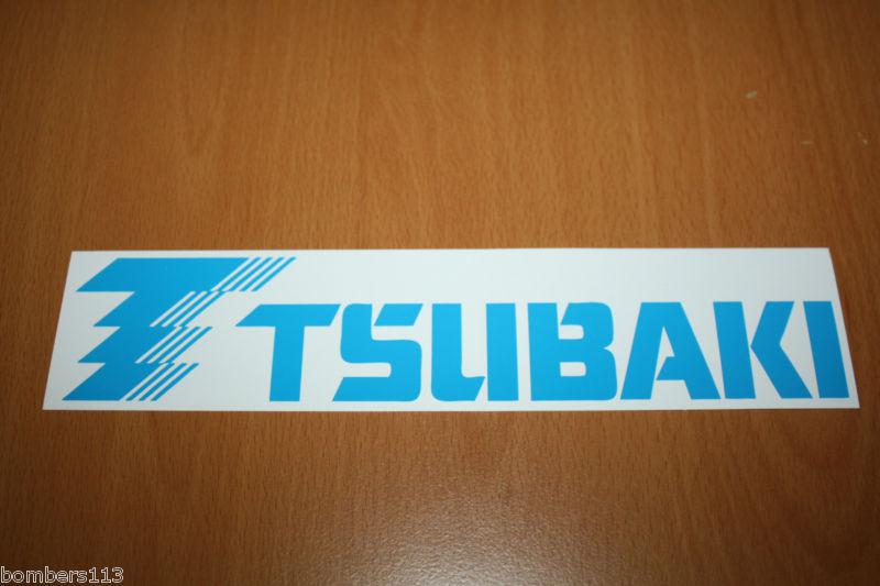Tsubaki moto chain company - racing / sticker / decal - 9.00" x 2.00"