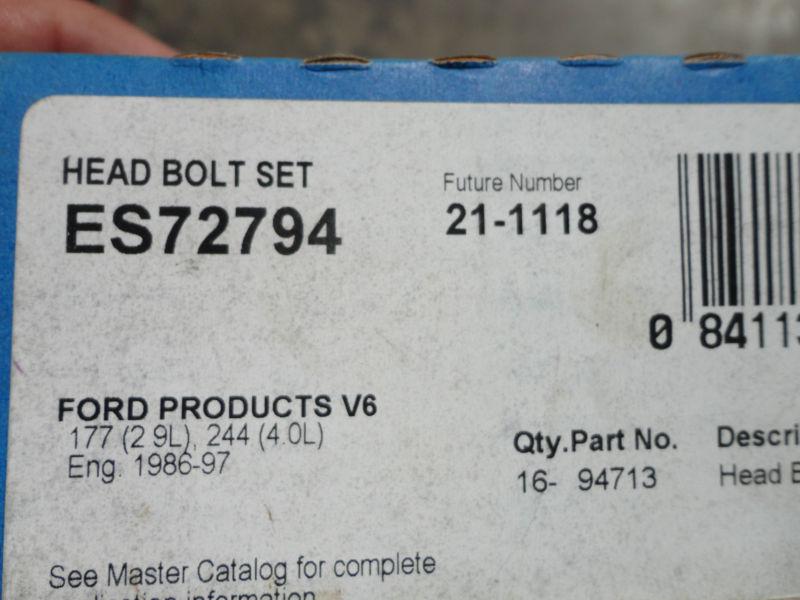 Ford v6 2.9 4.0 head bolts new