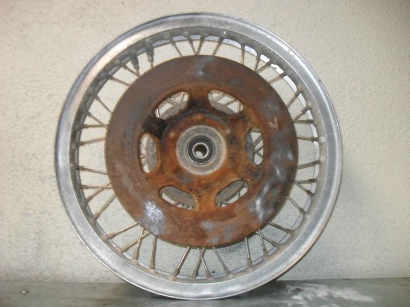 1973-1974  moto guzzi eldorado 850 police borrani disk brake front wheel