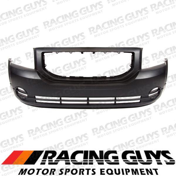 07-11 dodge caliber front bumper cover facial plastic primered capa ch1000871