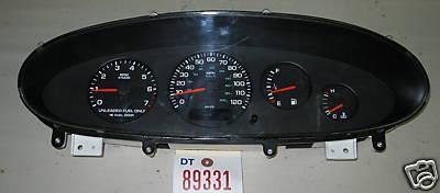 Chrysler 98 cirrus instrument cluster/gauge black 1998 gauges speedometer