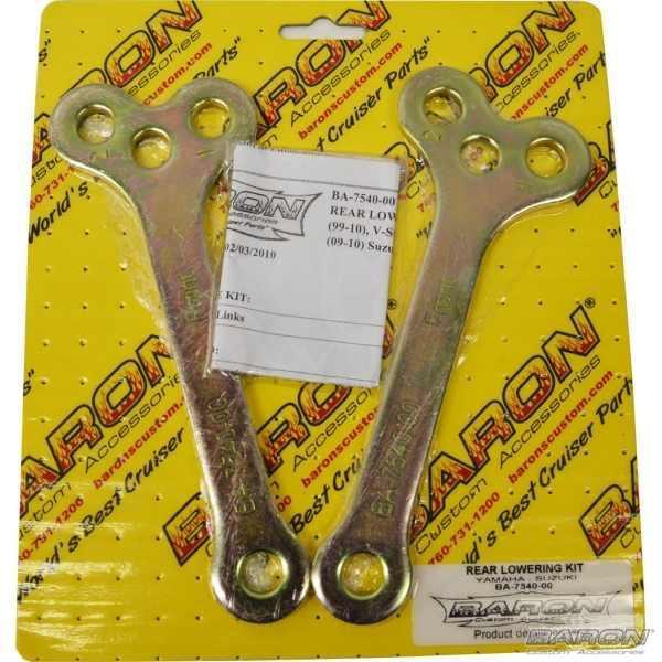 Baron rear lowering kit 0", 1", 2" fits yamaha v-star 1100 custom us 1999-2009