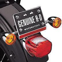 Harley davidson dyna layback license plate turn signal mount. part # 60134-01