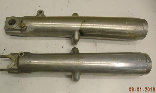 Lower fork legs harley panhead drum brake shovelhead flh right side sliders 41mm