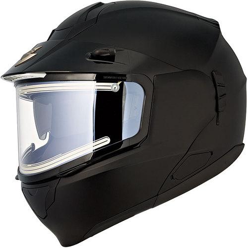 Scorpion exo-900 sr el electric snowmobile helmet matte black