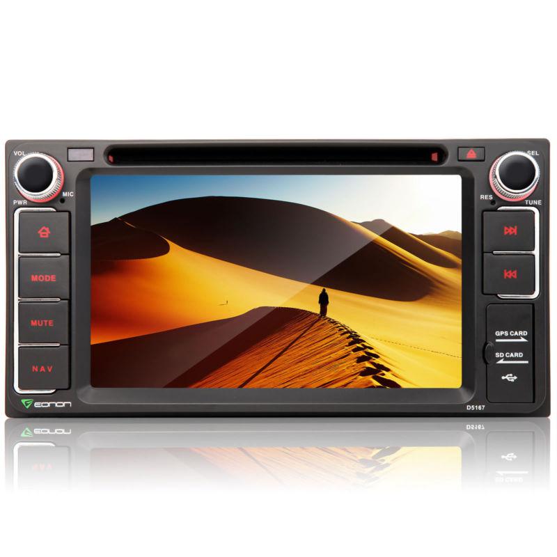Toyota 6.2" 2din car gps navigation dvd player fm radio stereo bluetooth touch