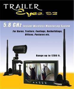 Trailer eyes wireless monitoring system night vision color weatherproof camera