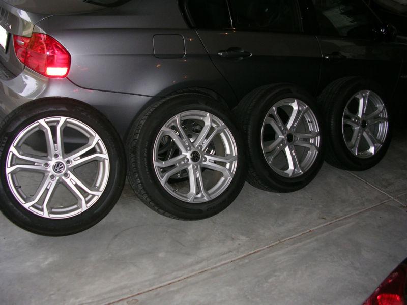 Vw tiguan audi q5 18" wheels and pirelli p zero tires 235-50-18 