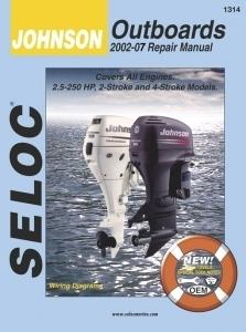 Seloc repair manual johnson evinrude 2.5-250 hp 02-07