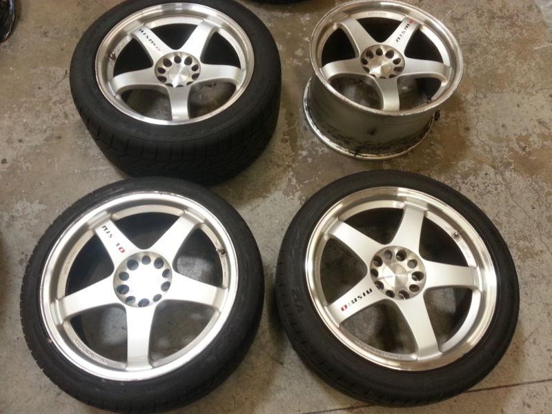 Nissan nismo lmgt4 performance wheels and tires forged alloy japan 5 total rims