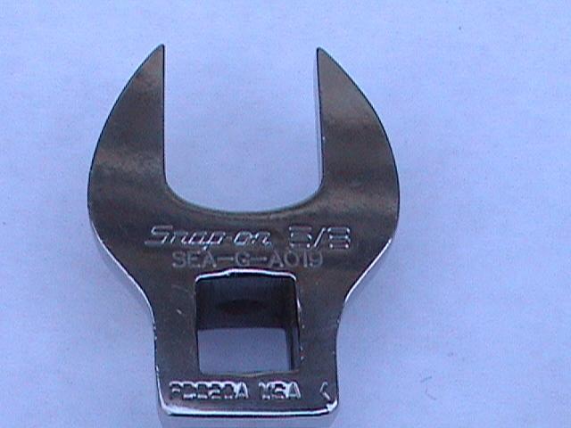 Snap-on tools usa made 3/8" drive crows foot  open end wrench 5/8"   no.#fco20a