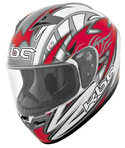 Kbc vulcan vr 2r moto helmet isle of man tt moto gp sbk ama large red white grey