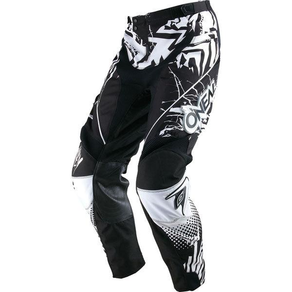 Black/white w30 o'neal racing mayhem roots pants 2013 model